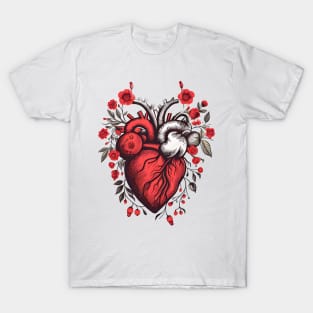 Graphic Printed heart design T-Shirt